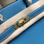 Hermès Blue Jean Birkin 30 cm Togo Leather Gold Hardware