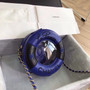 Chanel Small Round Bag Blue