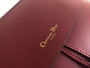 Christian Dior DIORODEO CALFSKIN FLAP BAG Red