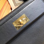  Hermes Kelly 24/24 Black Swift & Togo Leather with Gold Hardware