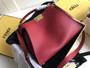 Fendi PEEKABOO X-LITE REGULAR Red leather bag 