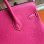 Hermes Rose Lipstick Birkin 25cm Togo Palladium Hardware Hermes Rose Lipstick Birkin 25cm Togo Palladium Hardware