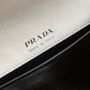 Prada Sidonie leather shoulder bag Black/White