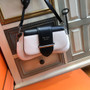 Prada Sidonie leather shoulder bag Black/White