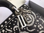Christian Dior MINI LADY DIOR EMBROIDERED BAG Black