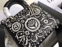 Christian Dior MINI LADY DIOR EMBROIDERED BAG Black
