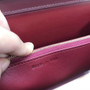 Celine MEDIUM CLASP BAG IN BORDEAUX BOX CALFSKIN WITH PATINA