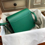 Hermes U4 Vert Evercolor Calfskin Mini Roulis Bag Palladium Hardware
