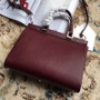 Gucci Zumi grainy leather medium top handle bag Burgundy  Gucci Zumi grainy leather medium top handle bag Burgundy