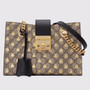 Gucci Padlock small GG bees shoulder bag Gucci Padlock small GG bees shoulder bag