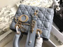 Christian Dior MY ABCDIOR LAMBSKIN BAG Blue
