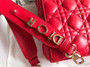 Christian Dior MY ABCDIOR LAMBSKIN BAG Bright Red