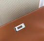 Hermes Kelly Depeche 38 Briefcase in CK37 Gold with Palladium Hardware 