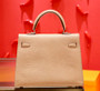 Hermes Kelly 25 Bag Sellier Abricot  Lizard Palladium Hermes Kelly 25 Bag Sellier Abricot  Lizard Palladium