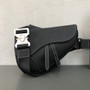 Christian Dior SADDLE BAG IN BLACK CALFSKIN for man Christian Dior SADDLE BAG IN BLACK CALFSKIN for man