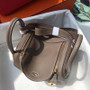 Hermes Etoupe Lindy 26 Togo Gold HW
