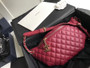 Chanel Matelasse Bum-Bag Waist Porch Red  bag 