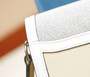 Hermes Special Order Canvas/Swift  Roulis Bag 
