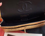 Chanel Small Gold Metallic Crocodile Embossed Flap Bag 