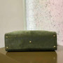 Fendi PEEKABOO X-LITE LARGE Green suede bag 