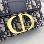 Christian Dior 30 MONTAIGNE JACQUARD CANVAS BOX BAG