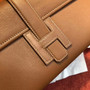 Hermes Gold Jige Elan clutch