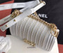  Chanel Small BOY CHANEL Handbag With Imitation Pearls White