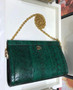 Gucci Ophidia small snakeskin shoulder bag Green   Gucci Ophidia small snakeskin shoulder bag Green