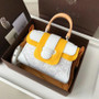Goyard Saigon Mini  Leather Cross Body Bag White