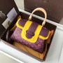Goyard Saigon Mini  Leather Cross Body Bag Bordeaux