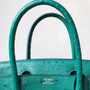 Hermes U4 Vert Verigo Birkin 30cm KK Ostrich Leather Gold Hardware