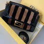 Fendi Multicolour, patent leather and sheepskin bag