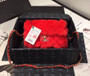 Chanel Small Shearling Lambskin Flap Bag Bright Red
