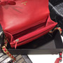 CHANEL 19 Wallet on Chain Red