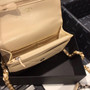 CHANEL 19 Wallet on Chain Beige