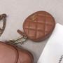 CHANEL Flap Bag & Coin Purse Beige