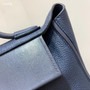 Hermes Kelly 24/24 2Z Blue Nuit Swift & Togo Leather with Gold Hardware