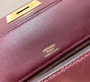 Hermes Kelly 24/24 Bordeaux Swift & Togo Leather with Gold Hardware