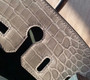 Hermes GRIS TOURTERELLE Birkin Bag 25cm Niloticus Crocodile Palladium Hardware Hermes GRIS TOURTERELLE Birkin Bag 25cm Niloticus Crocodile Palladium Hardware