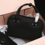 DELVAUX Cool Box Leather Satchel Black