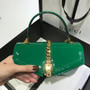 Gucci Sylvie 1969 patent leather mini top handle bag Green Gucci Sylvie 1969 patent leather mini top handle bag Green