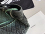 CHANEL 31 Large Denim Shopping Bag Green