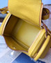 Hermes Mini Lindy 20cm Bag Soleil  Epsom Leather Gold  Hardware