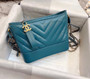 CHANEL'S Green GABRIELLE Small Hobo Bag