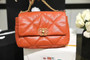 CHANEL 19 Flap Bag  Orange