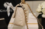 CHANEL 19 Flap Bag  Light Beige 