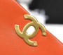 CHANEL 19 Large Flap Bag Orange 