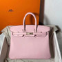 Hermes Sakura Pink  Birkin 25 cm Swift Gold Hardware
