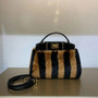Fendi PEEKABOO ICONIC MINI Black mink bag