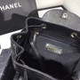 Chanel DUMA LEATHER BACKPACK BLACK 